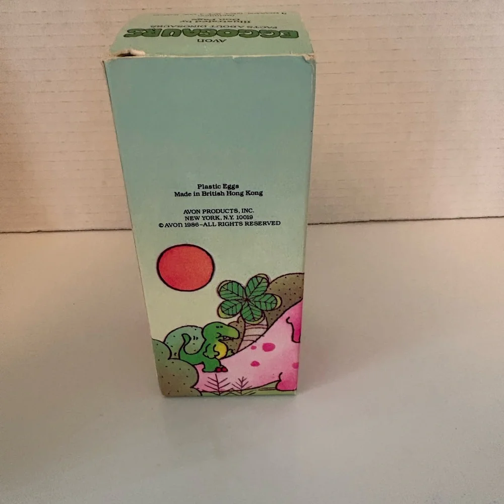 Vintage Avon Eggosaurs Dinosaur Soap Set NIB